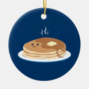 Pannkakor Julgransprydnad Keramik