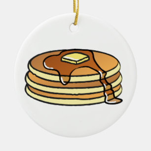 Pannkakor - julprydnad julgransprydnad keramik