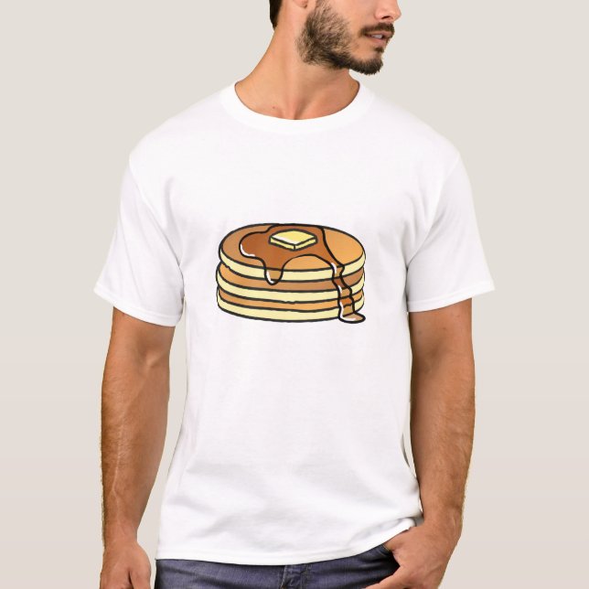 Pannkakor - manar T-skjorta T-shirt (Framsida)