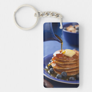 Pannkakor med sirap och blåbäret