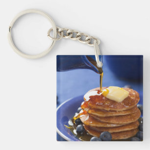 Pannkakor med sirap och blåbäret
