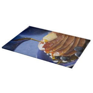 Pannkakor med sirap och blåbäret