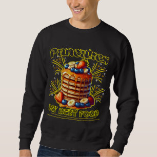 pannkakor min bästa mat lång ärmad tröja