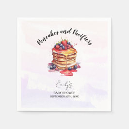 Pannkakor och Nappflaskor Brunch Babykalas Pappersservett