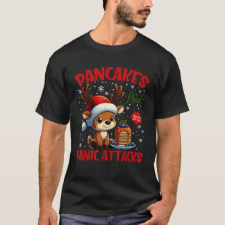 Pannkakor Och Panikattacker Rolig Ren Pannkaka T Shirt