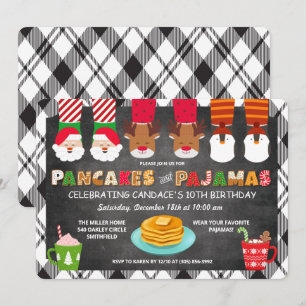 Pannkakor och Pyjamas Höstlov Inbjudan
