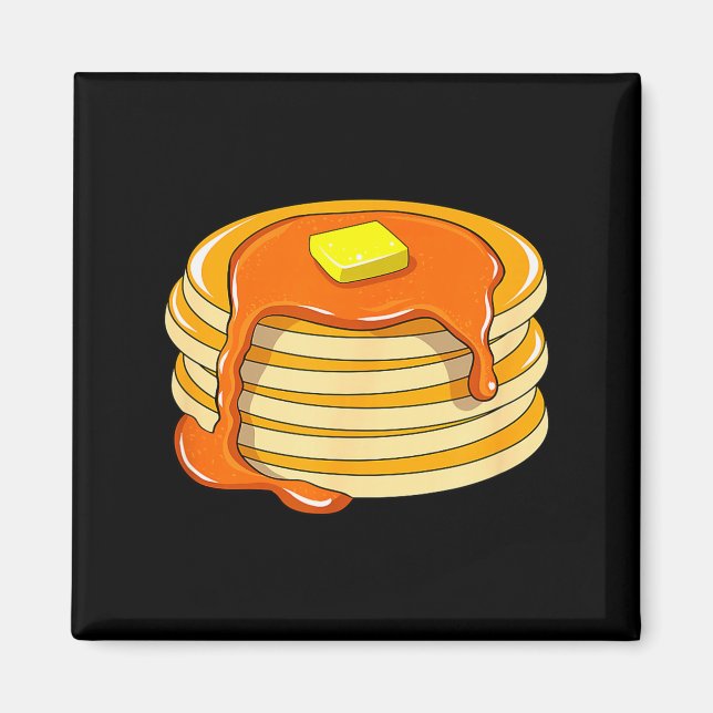 Pannkakor Och Sirap  Magnet (Framsidan)