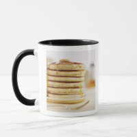 Pannkakor och smälter lönnsirap
