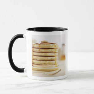 Pannkakor och smälter lönnsirap mugg