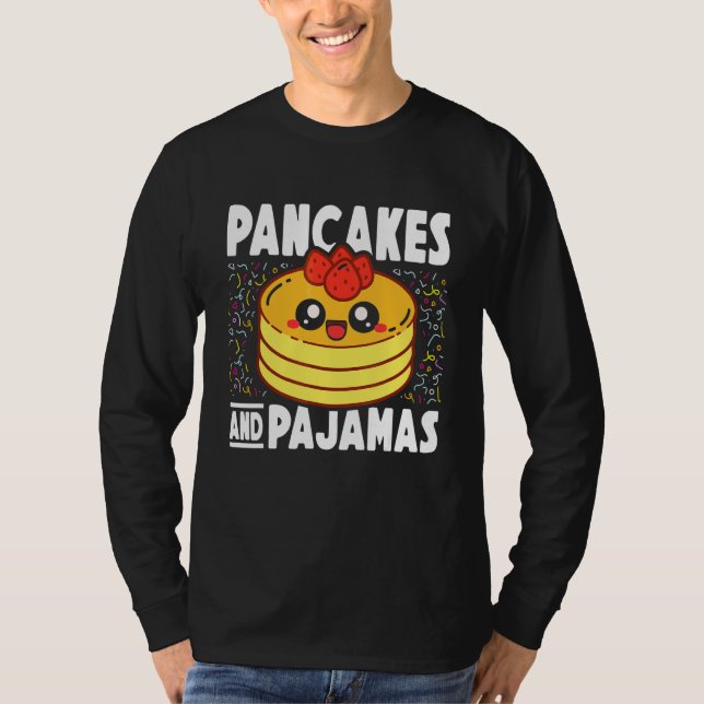 Pannkakor & Pyjamas  Pannkaka 2 T Shirt (Framsida)