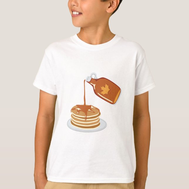 Pannkakor & sirap tee shirt (Framsida)