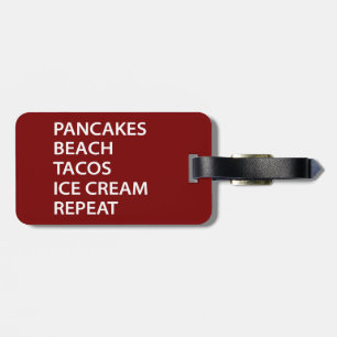 Pannkakor Strand Tacos Glass Repetera Bagagebricka