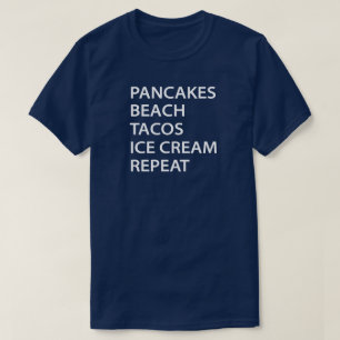 Pannkakor Strand Tacos Glass Repetera T Shirt