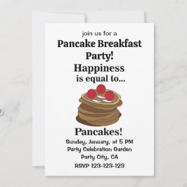 Pannkaksfrukostfest Inbjudningar