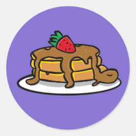 Pannkaksödlor dekal  runt klistermärke