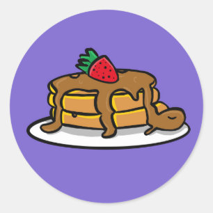 Pannkaksödlor dekal runt klistermärke