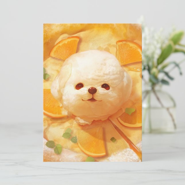 Pannkaksparty: Smile Dog Glass Inbjudningar (Stående Fram)