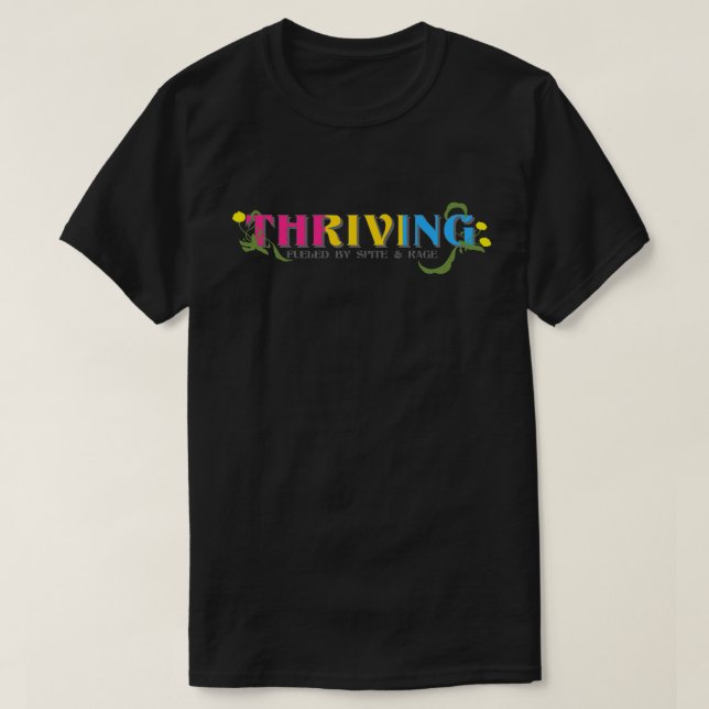 Pannpride i blomstring t shirt (Design framsida)