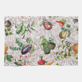 Paño de cocina hojas y frutas kökshandduk
