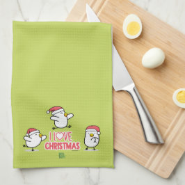 Paño de Cocina│I Love Christmas Kökshandduk