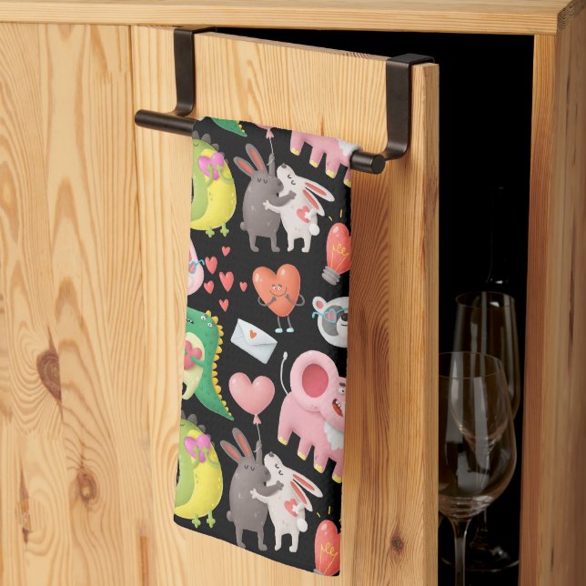 Paño de cocina San Valentín Kökshandduk (Thirds Fold)