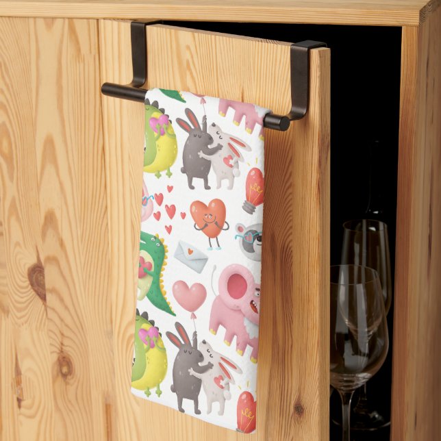 Paño de cocina San Valentín Kökshandduk (Thirds Fold)