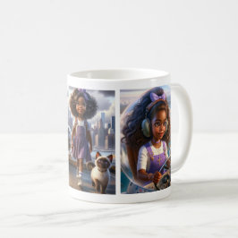 Panola & Gata Äventyrsmugg | Fantasi, Vänner Kaffemugg