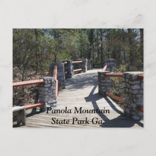 Panola Mountain State Park Ga. Bridge Vykort