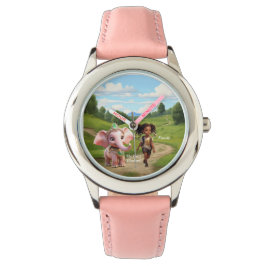 Panola och Ivory Elephant Watch Armbandsur