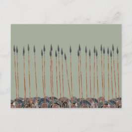 Panoply - Fält i grekiska humlitspjut Vykort