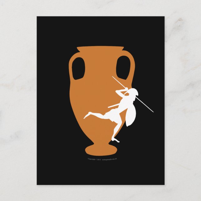 Panoply orange och vit logotyp vykort (Framsida)