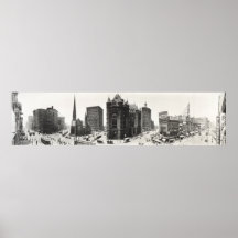 Panorama av Buffalo, New York från 1911.