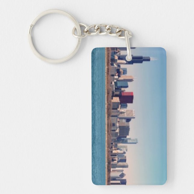 Panorama av den Chicago horisonten (Framsidan)