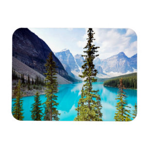 Panorama- av Moraine dalen för sjö   av tio nå  Magnet