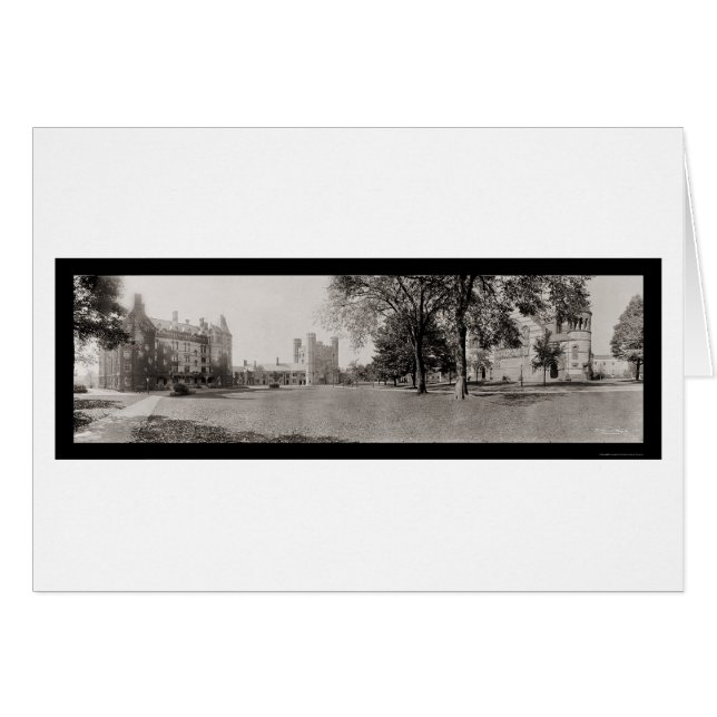 Panorama av Princeton Photo 1909 Hälsningskort (Framsidan Horizontal)