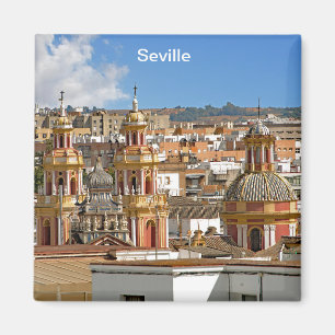 Panorama av Seville. Magnet