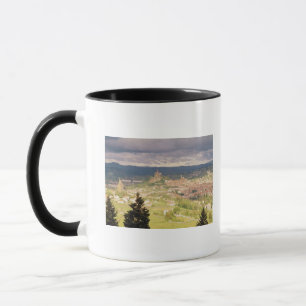 Panorama- beskåda av Le-Puy-en-Velay Mugg