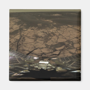 Panorama- beskåda av Mars 3 Magnet