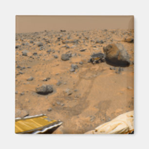 Panorama- beskåda av Mars 5 Magnet
