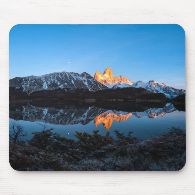 Panorama- beskåda av sjön Capri, Patagonia Musmatta (Framsidan)