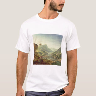 Panorama- beskåda på Rhinen (para med 59649), Tee Shirt