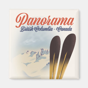 Panorama British Columbia Canada, poster Magnet