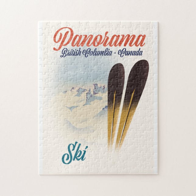 Panorama British Columbia Canada, poster Pussel (Vertikal)