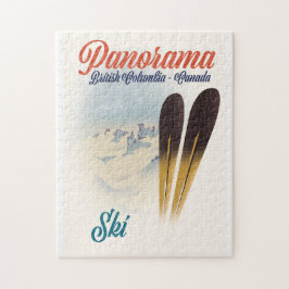 Panorama British Columbia Kanada skidposter Pussel