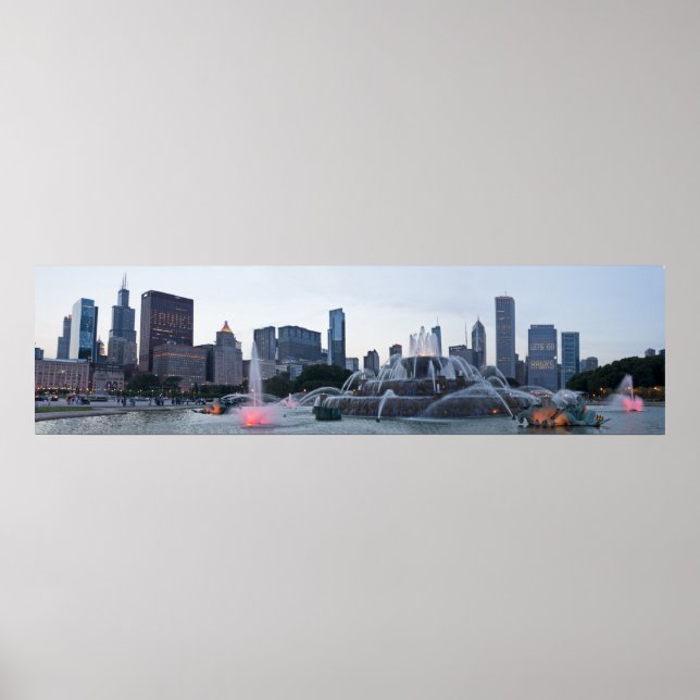 Panorama Chicago Blackhawks Win Poster (Framsidan)