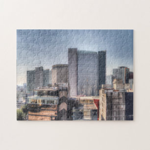 Panorama- Cityscape av Mexico - stad Pussel
