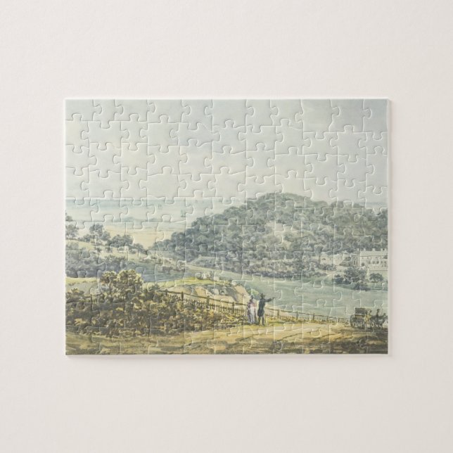 Panorama- ", efter" beskåda, från den röda boken pussel (Horisontell)