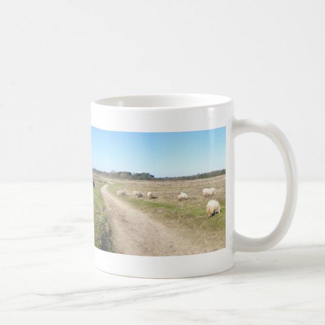 Panorama- fårHeathlandmugg Kaffemugg (Höger)