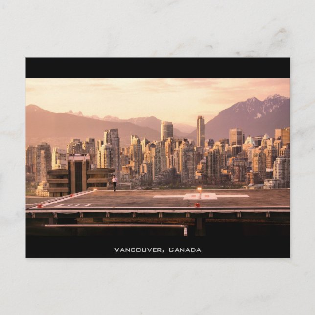 Panorama för Vancouver horisontsoluppgång Vykort (Framsida)