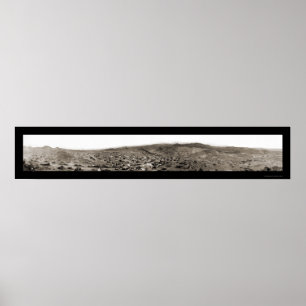 Panorama- foto 1909 för RawhideNV Poster